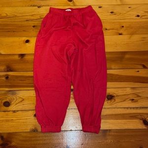 Garage Red Sweatpants
